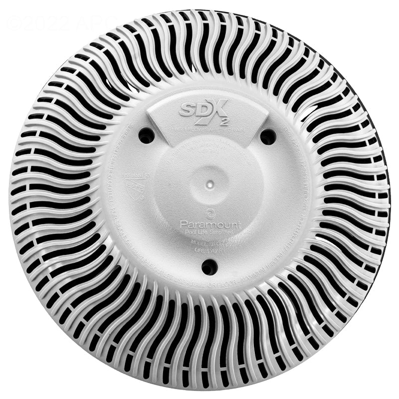 Paramount SDX2 Retro High Flow Safety Drain for Concrete - White | 004-192-2213-01