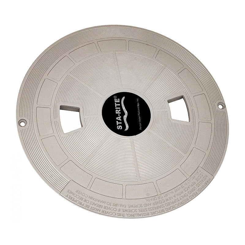 Skimmer Lid, Pentair Sta-Rite U-3, 9-13/16"od, White 08650-0058