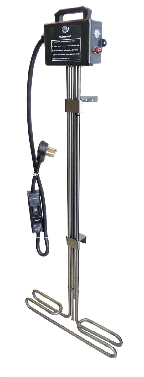 HydroQuip Baptistry 6.0kW 240V Immersion Heater BIS-60-240-G