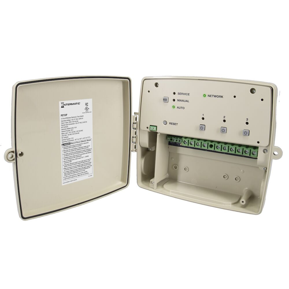 Intermatic 24-Hour 7-Day Electronic WiFi Time Control, 3-Circuit, Type 3R Plastic Enclosure