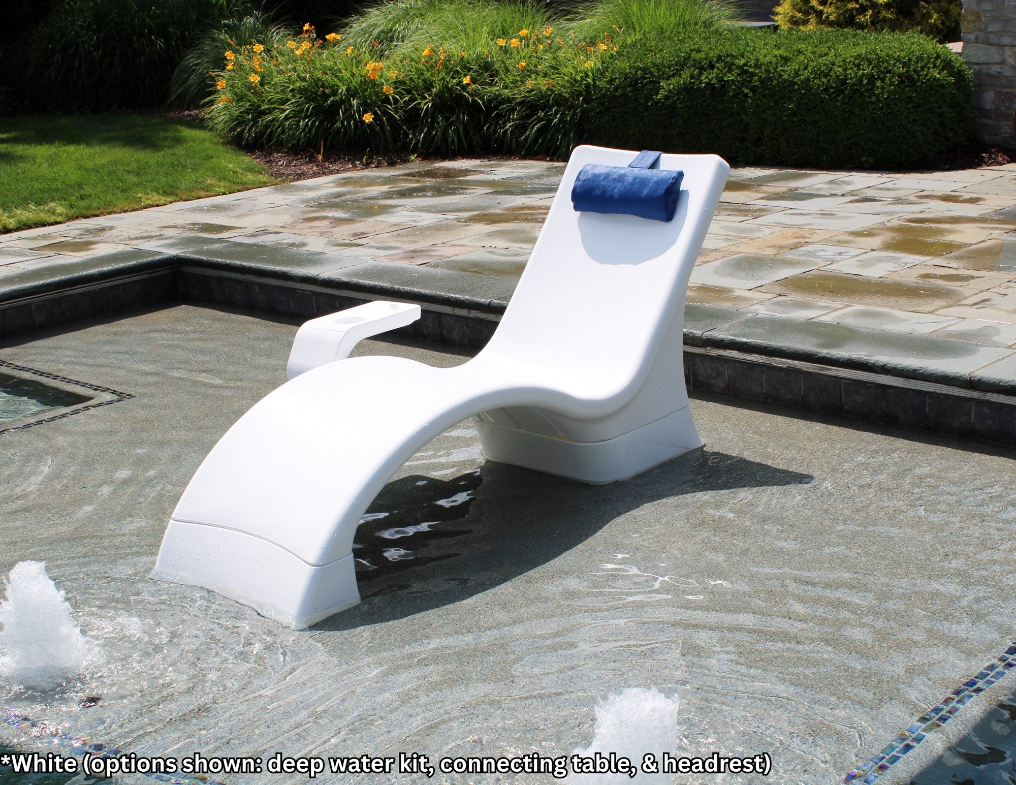 Global Tanning Ledge Lounger 2-Pack - White