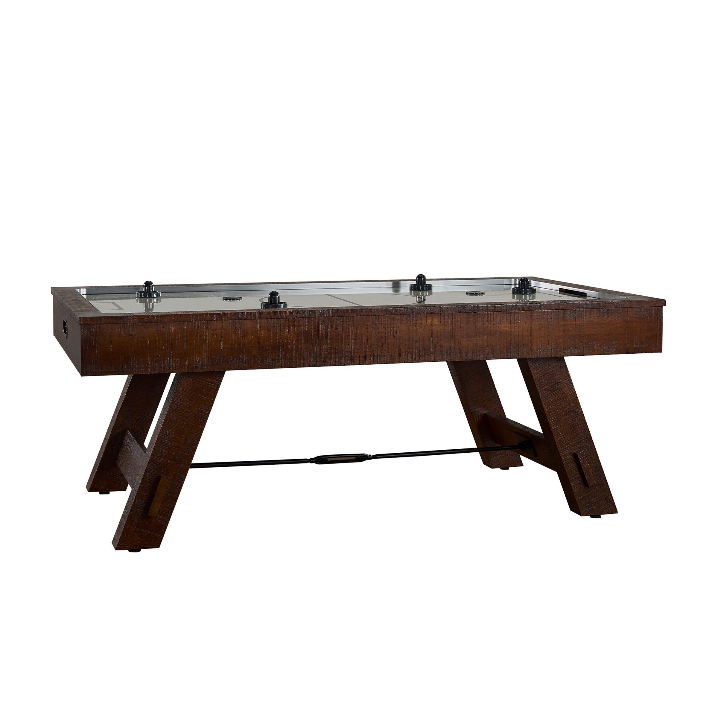 HB Home Telluride Air Hockey Table In Rustic Brown