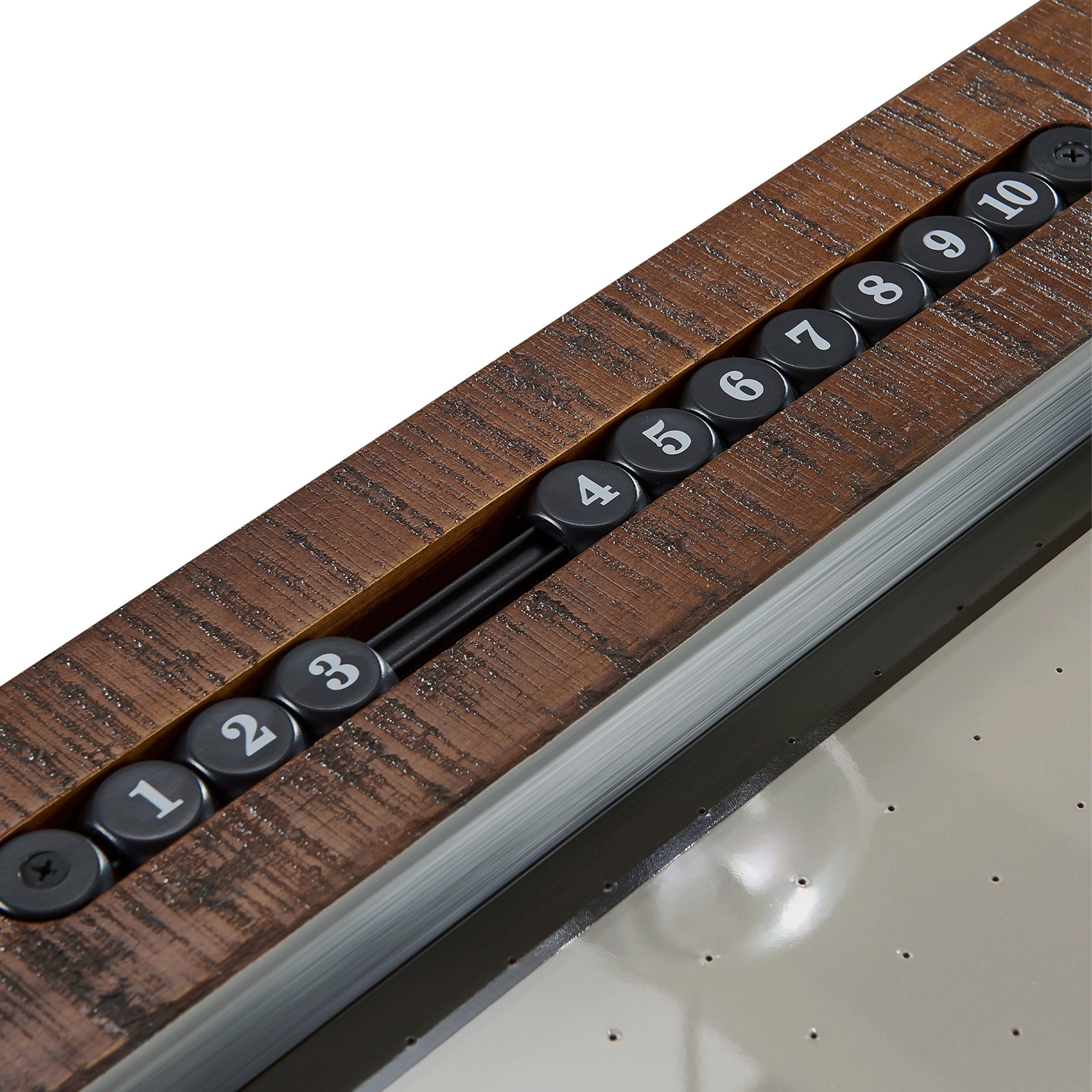 HB Home Telluride Air Hockey Table In Rustic Brown