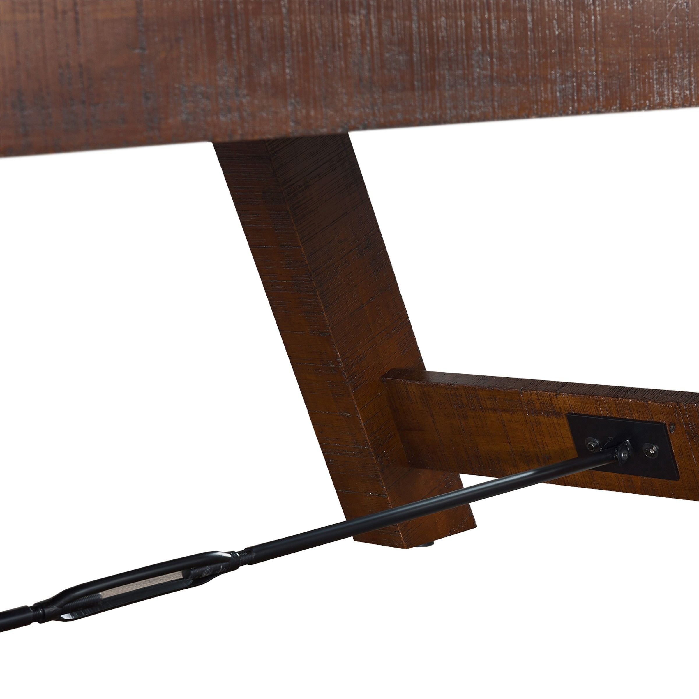 HB Home Telluride Air Hockey Table In Rustic Brown