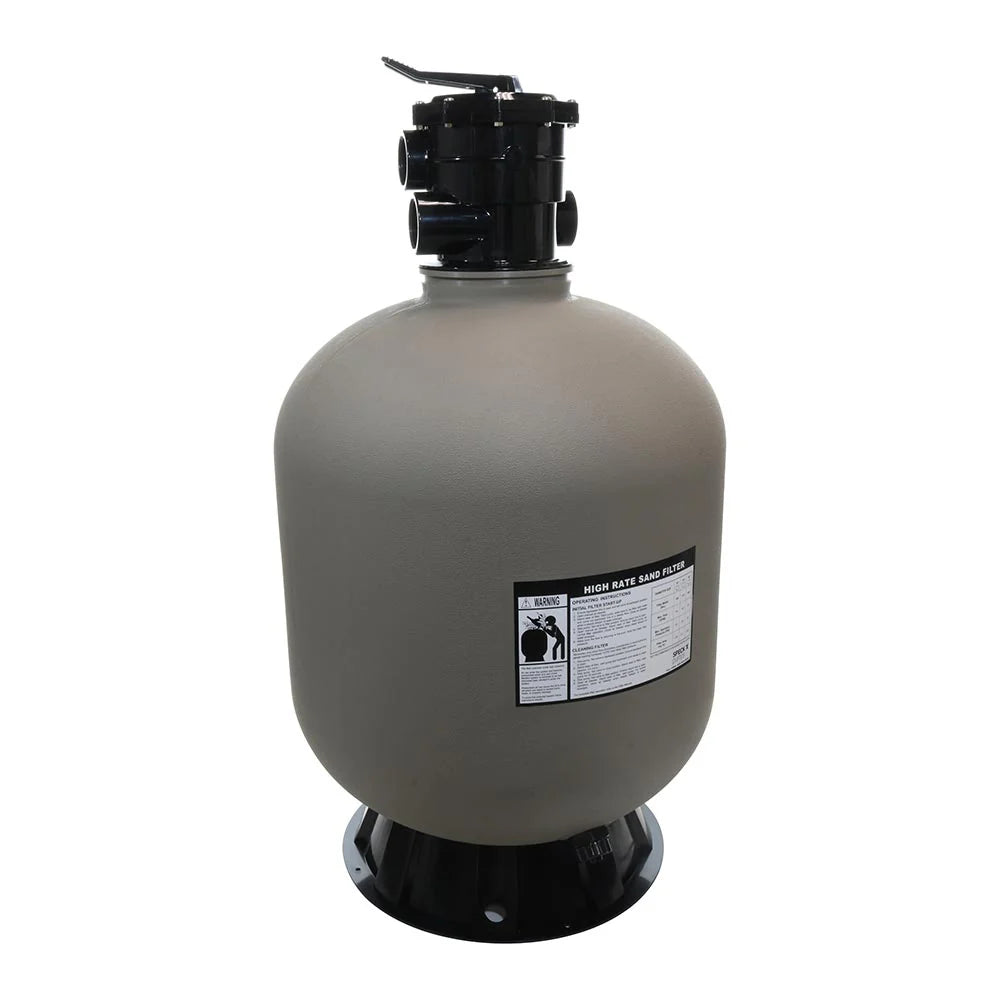 Sand Filter With 19 Inch Tank and 6-Position Multiport Valve - 1-1/2 Inch