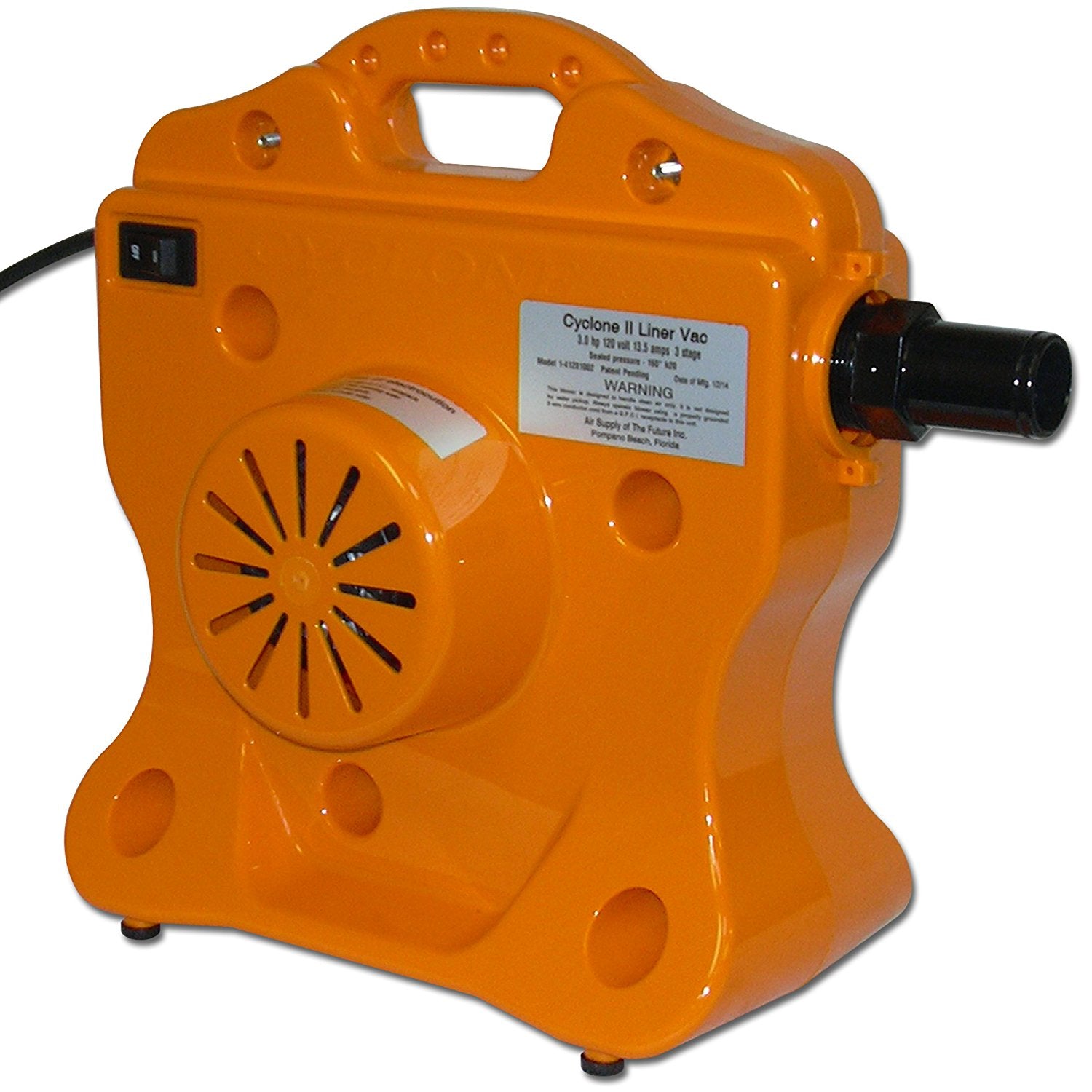 Air Supply Liner & Winterizing Cyclone Vacuum Blower Box - 3 Hp, 120V, 3 Stage - 4128100P