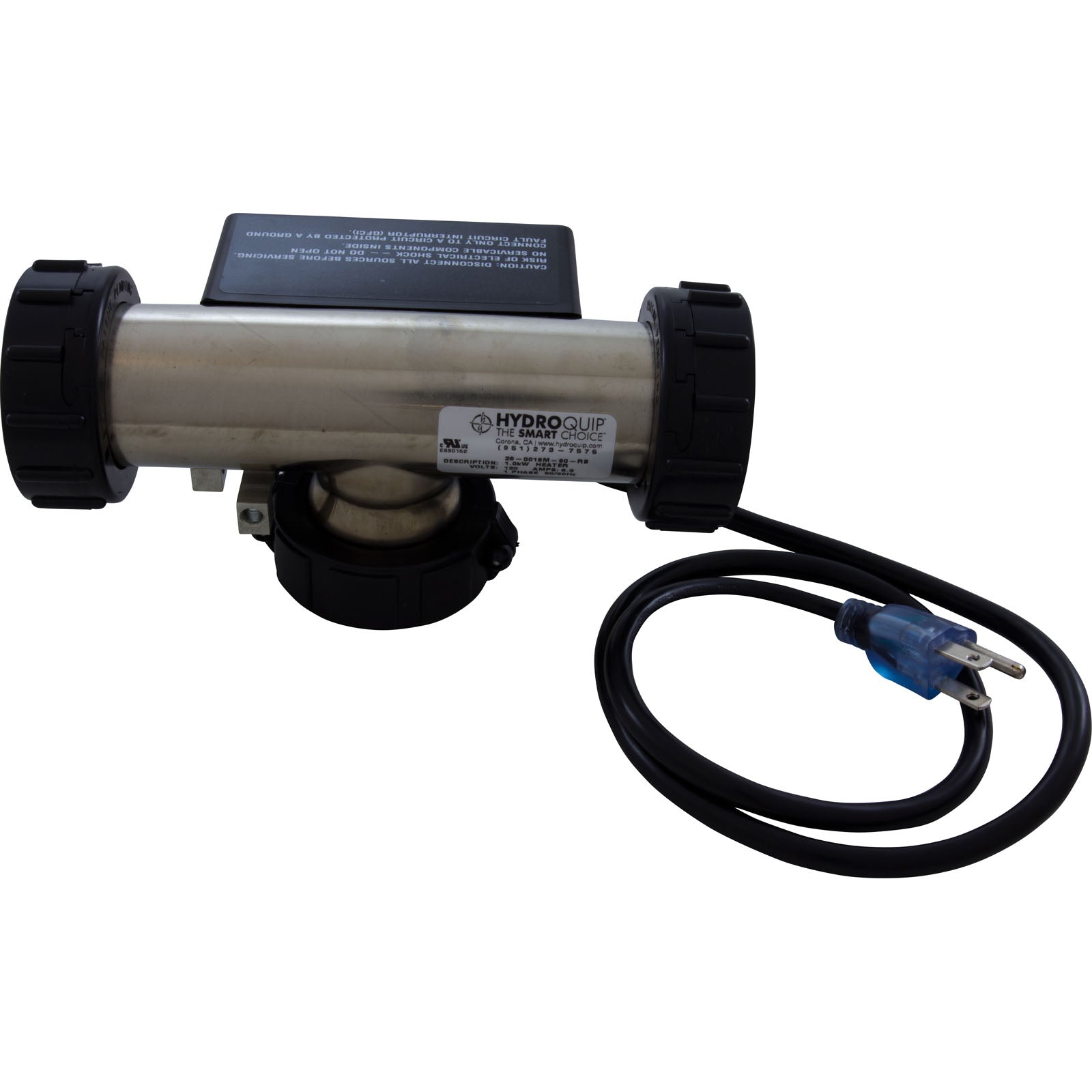 Pure Heat Tee Style 120V 1500W Universal Bath Heater | Pressure Activated | PH100-15UP