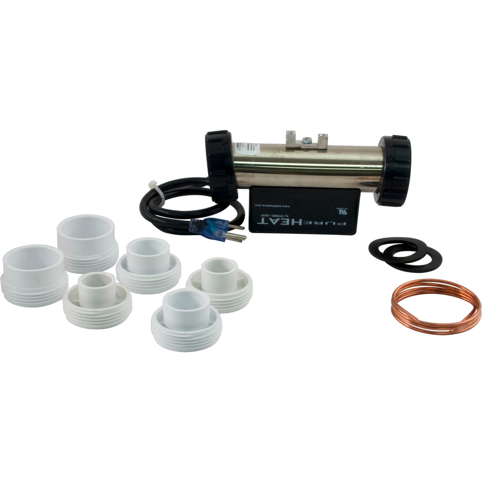 Pure Heat Inline 120V 1000W Universal Bath Heater | Pressure Activated | PH101-10UP