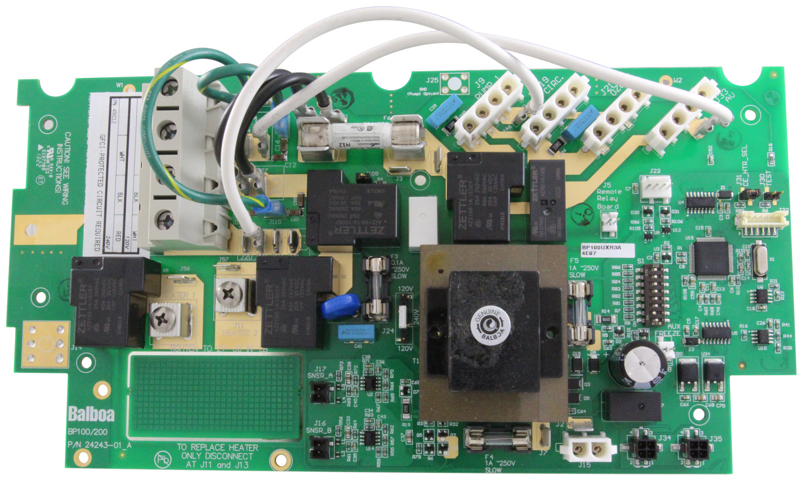 Balboa BP100UX Replacement Circuit Board | G1310