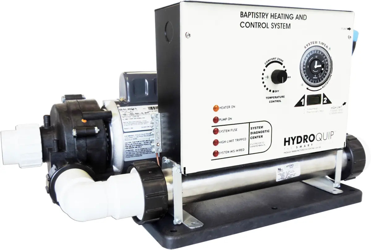 HydroQuip 5.5kW Baptismal Equipment System with Timer BES-6000T