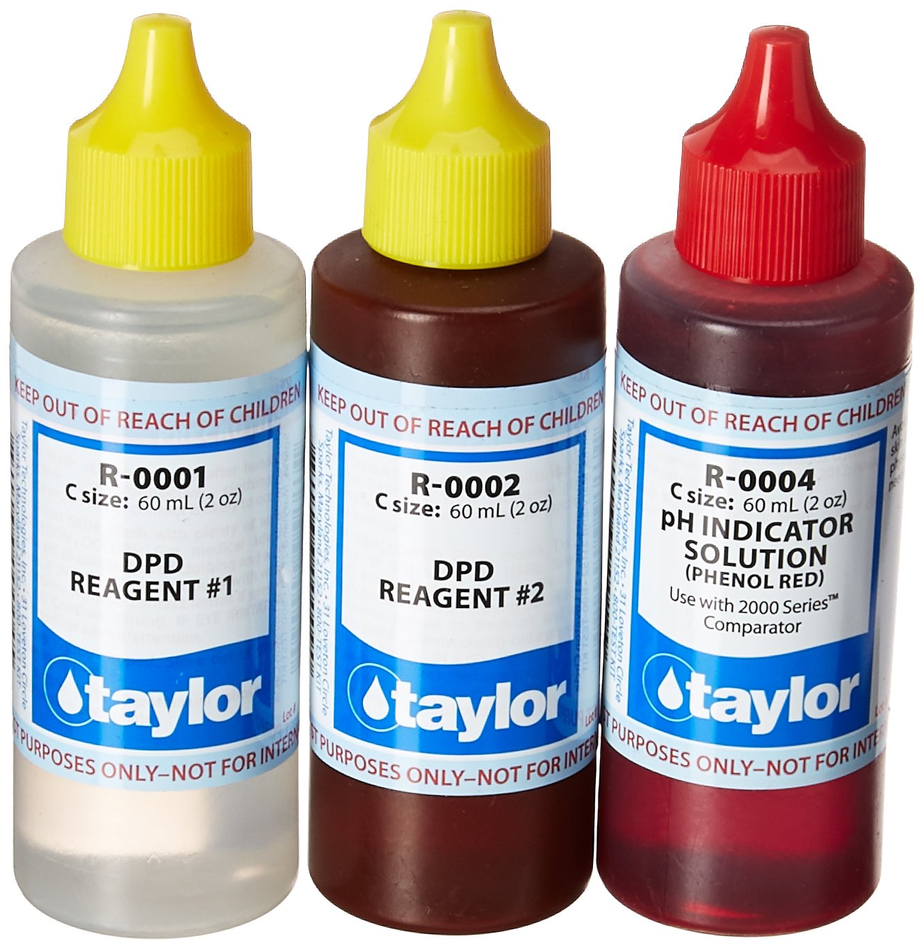 Taylor Replacement Reagent Refill Kits - R-0001-C, R-0002-C, R-0004-C - 2 Oz