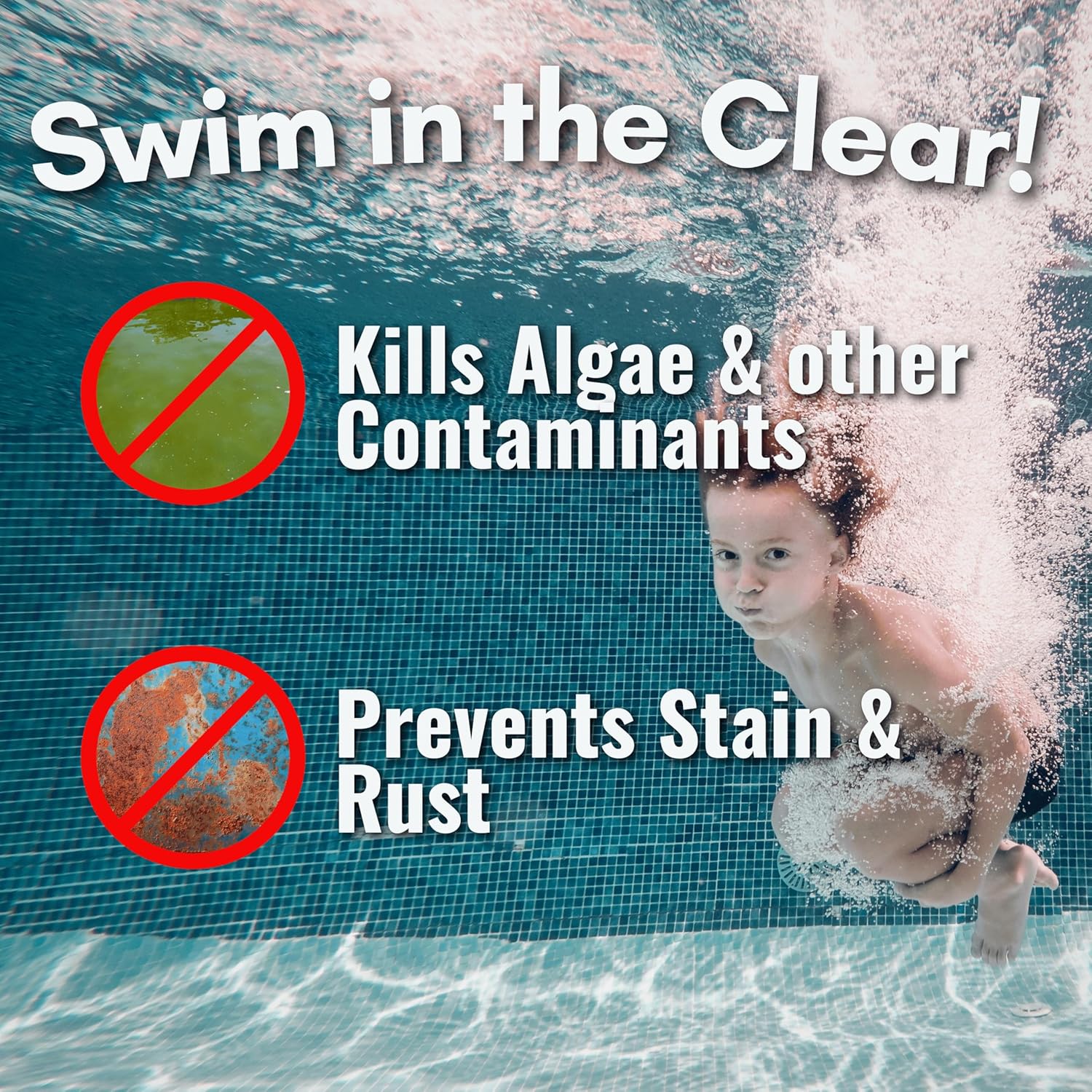 Non-Chlorine 4 in 1 Shock, 25lbs for Pools and Spas. Fast Acting, Quick Dissolving, Shock, Sanitizes, Clarifies, Eliminates Algae & Prevents Stains. Reduces Harsh Chlorine Usage