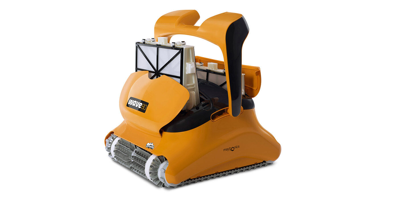 Dolphin Wave 80 Commercial Robotic Pool Cleaner with Caddy - 99991080-US