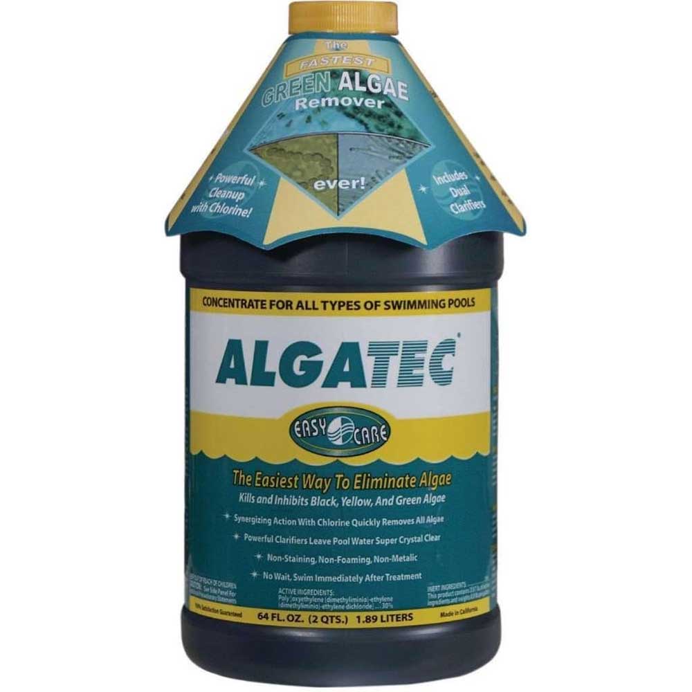 Algatec 10064 Super Algaecide for Green Yellow and Black Algae - 64 Ounce