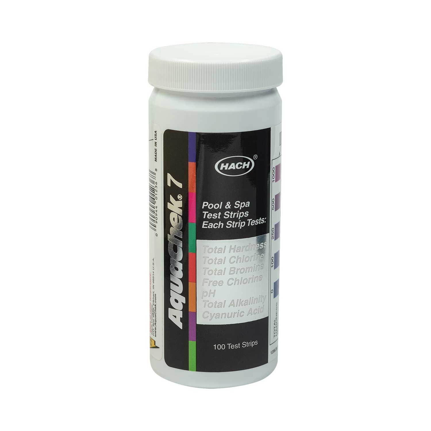 Aquachek Silver 6-In-1 Test Strips. 100 Strips (551236)