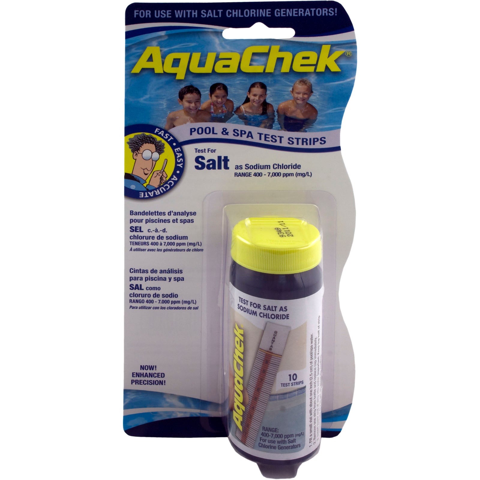 Aquachek 561140A Salt Test Strips - 10 Strips