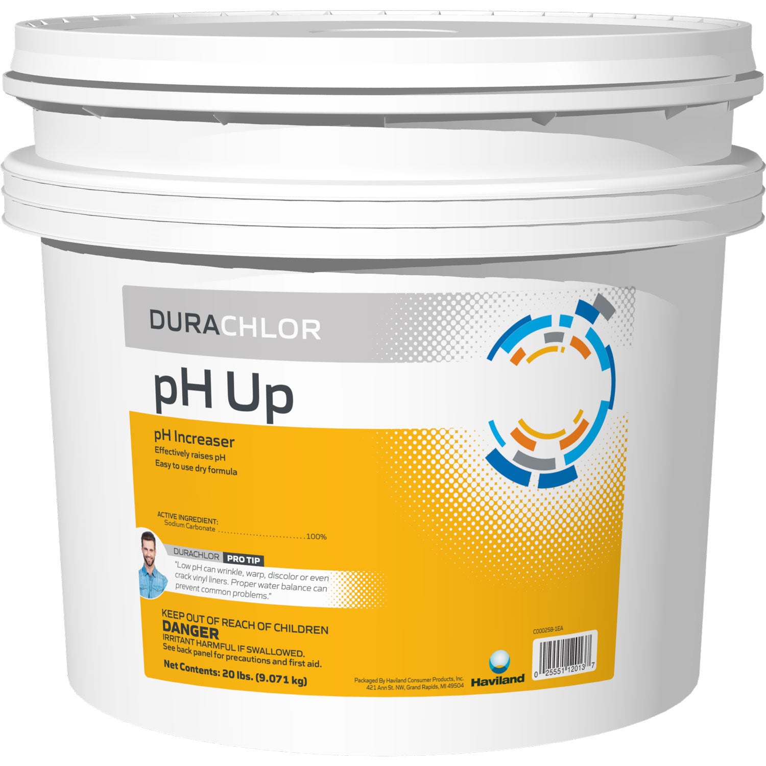Durachlor pH Up 20 lb | Granular Pool pH Balancer