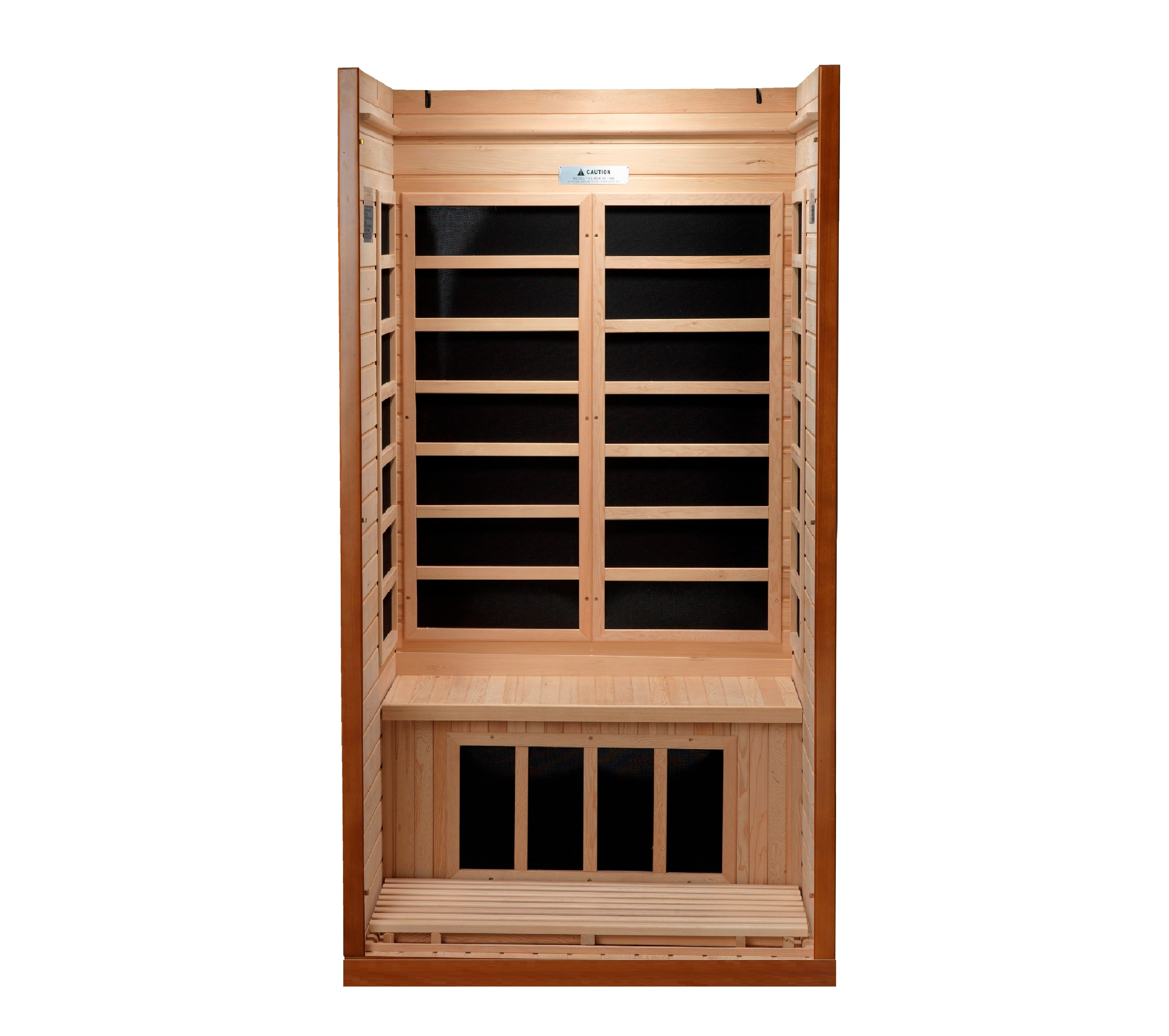 FAR Infrared 1-2-person Sauna Canadian Hemlock Low EMF - Dynamic Barcelona