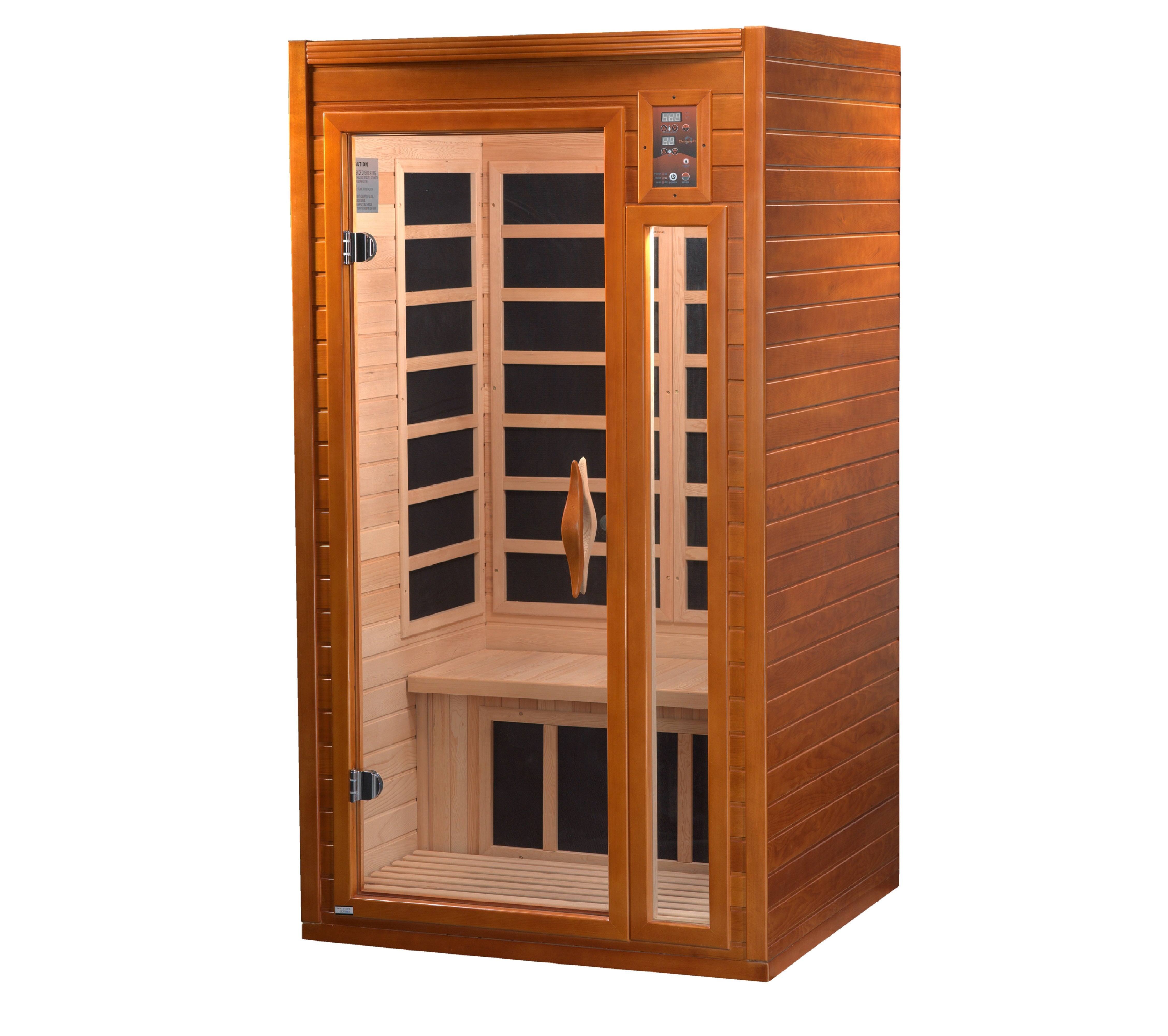 FAR Infrared 1-2-person Sauna Canadian Hemlock Low EMF - Dynamic Barcelona
