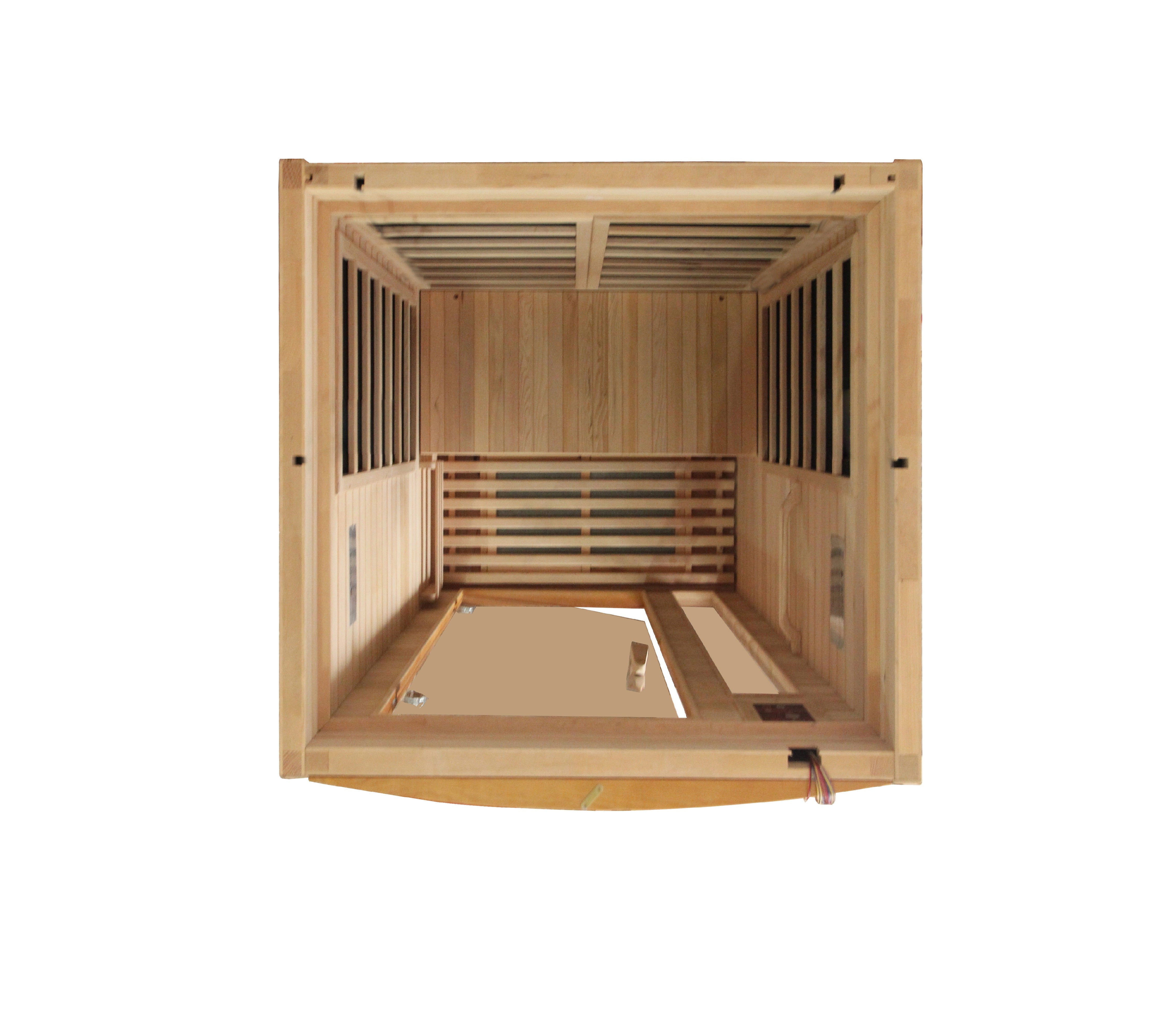 FAR Infrared 1-2-person Sauna Canadian Hemlock Low EMF - Dynamic Barcelona