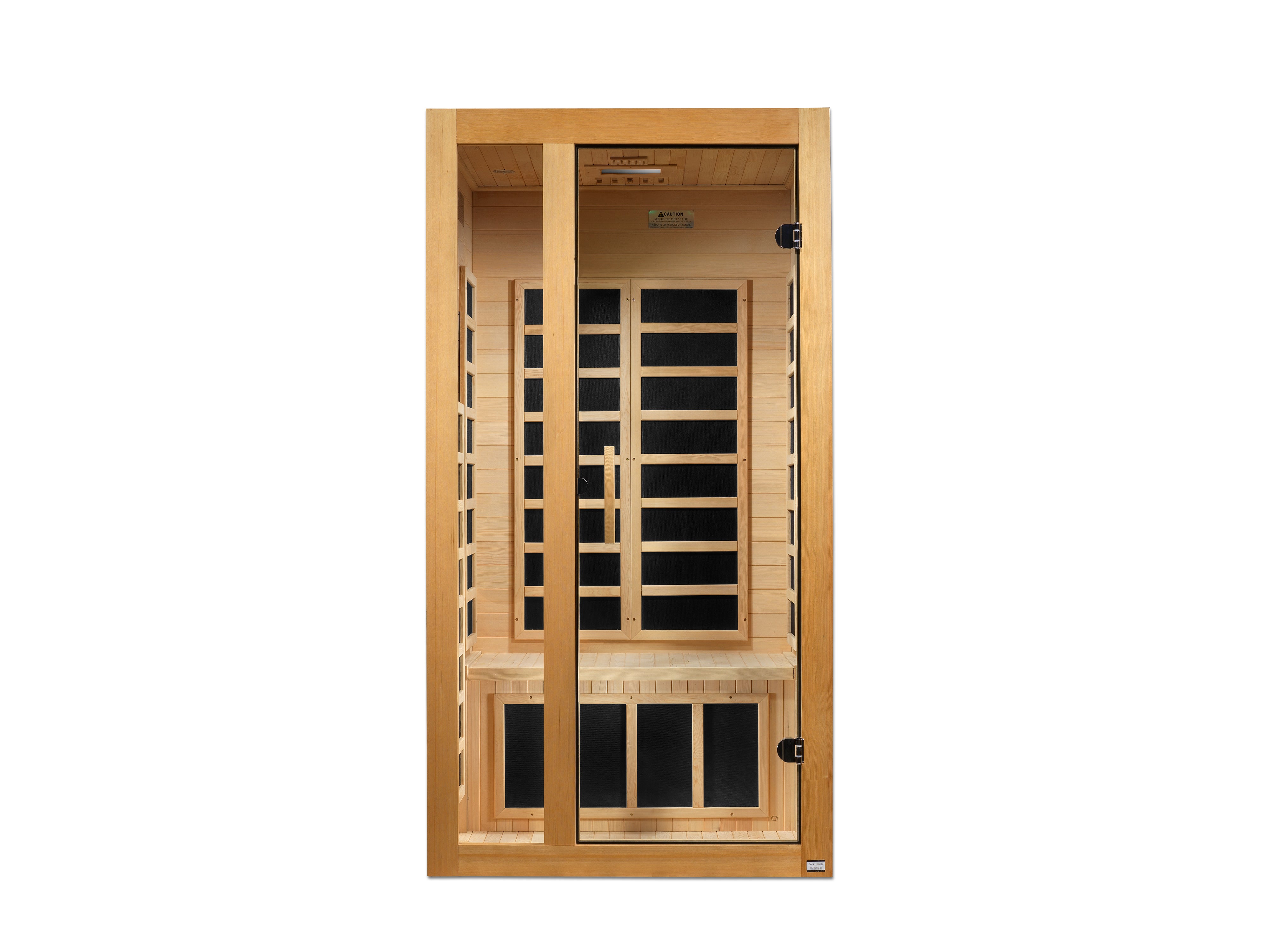 FAR Infrared 1-2-person Sauna Canadian Hemlock Low EMF - Dynamic Gracia