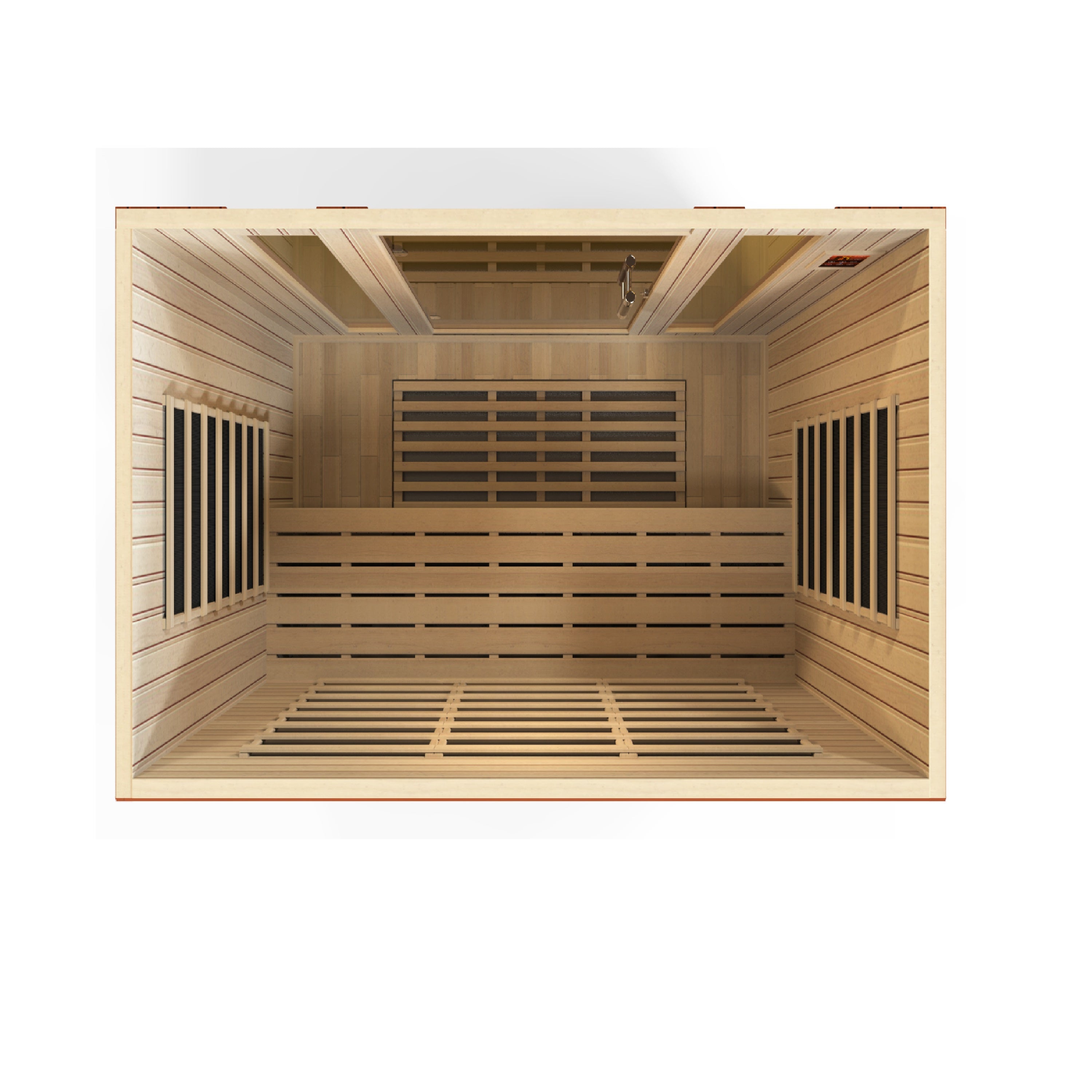 FAR Infrared Sauna 4-person Low EMF Sauna Canadian Hemlock Dynamic Bergamo