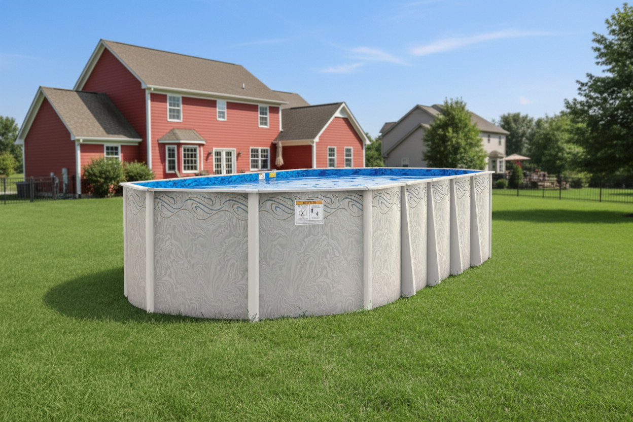 Delta Dream Oval Aluminum Above-Ground Pool Kit