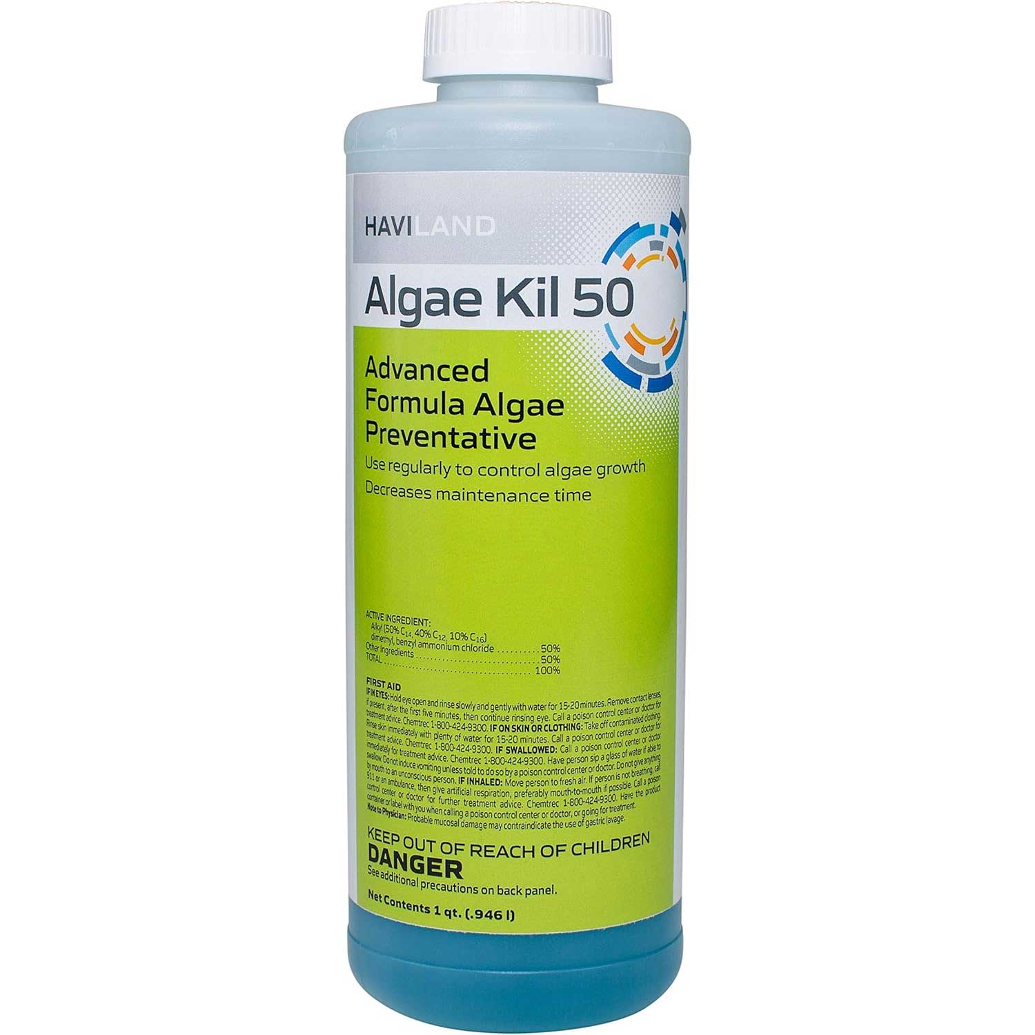 Durachlor Algae Kill 50 Non-foaming Algaecide - 1 Quart
