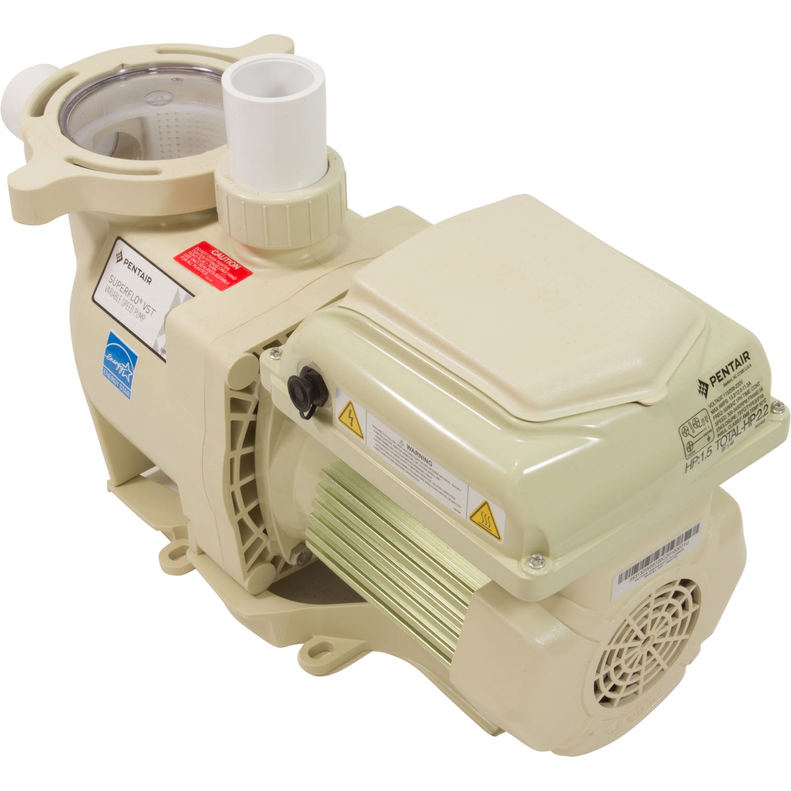 Pentair 1.5 HP Superflo Variable Speed Pump | EC-342001 115/230V