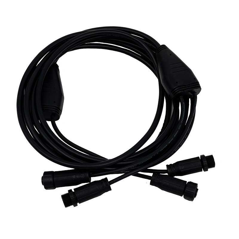 Solaxx ELC00007 10' Flow Sensor Extension Cable w/ Round Connectors