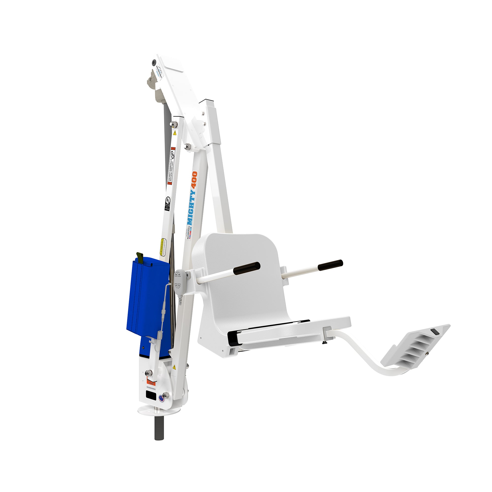 Aqua Creek The Mighty 400 Pool Lift- 400 lb Capacity - White/White | F-MTY400-W