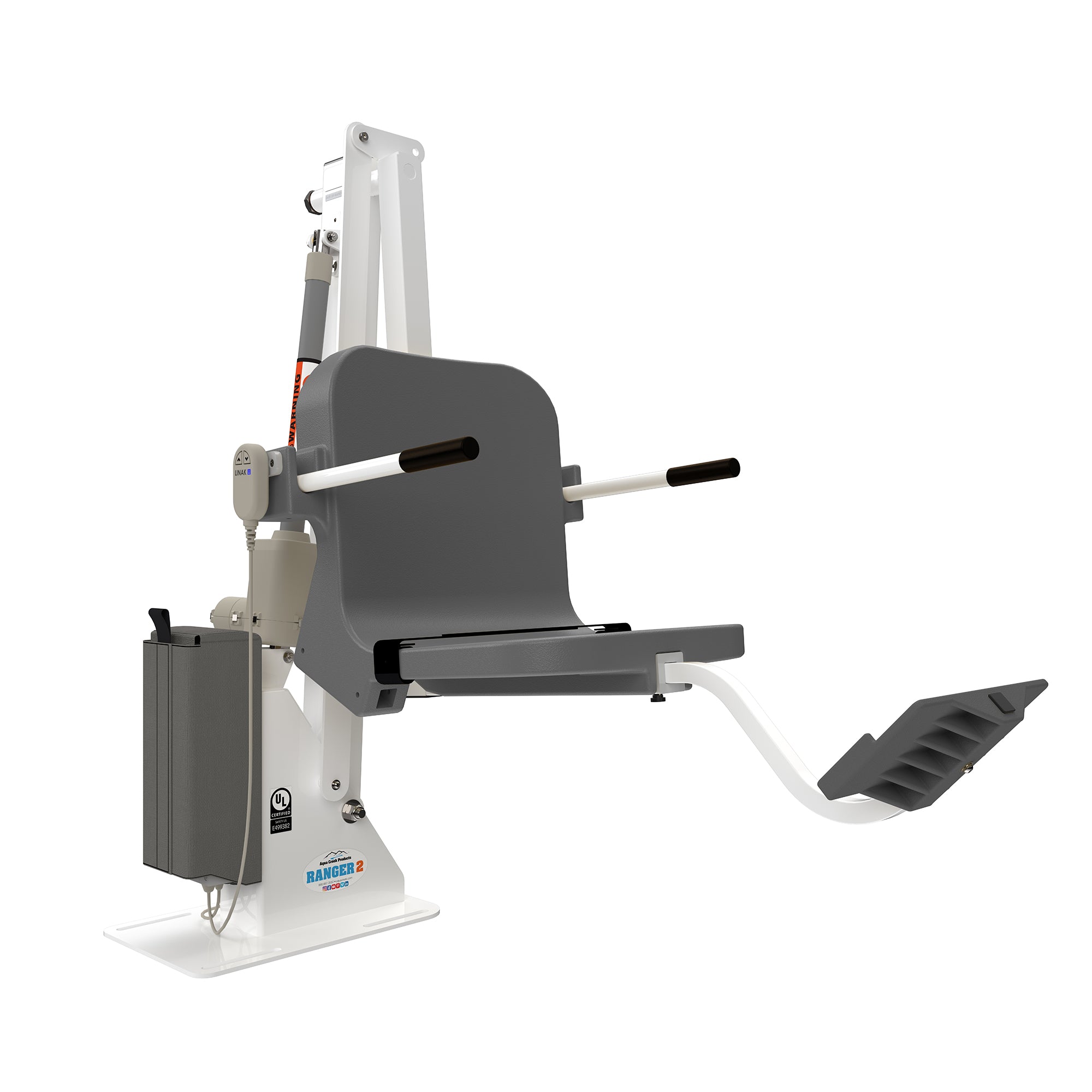 Aqua Creek Ranger 2 Pool Lift - White/Gray| F-RNGR2-G