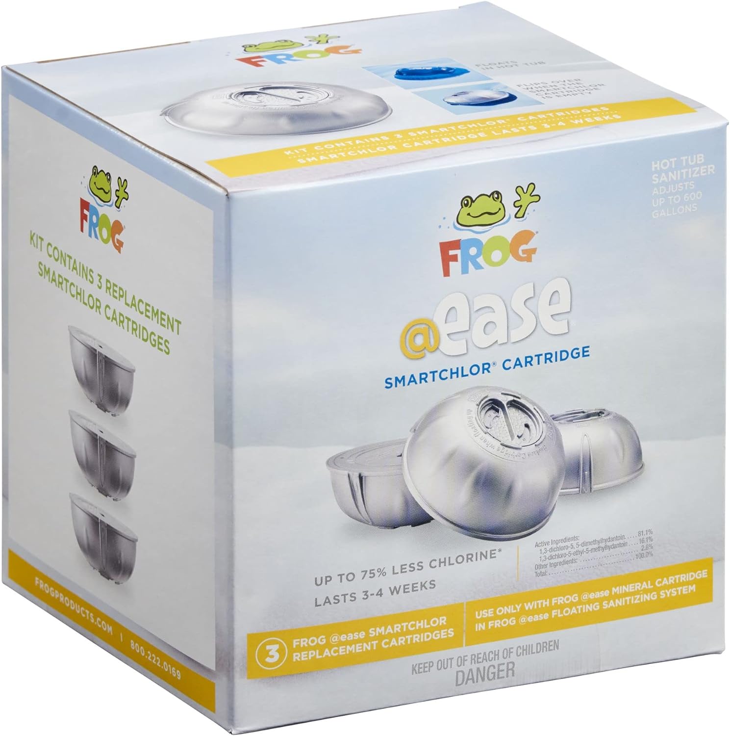 FROG @ease Floating SmartChlor Cartridge 3 Pack