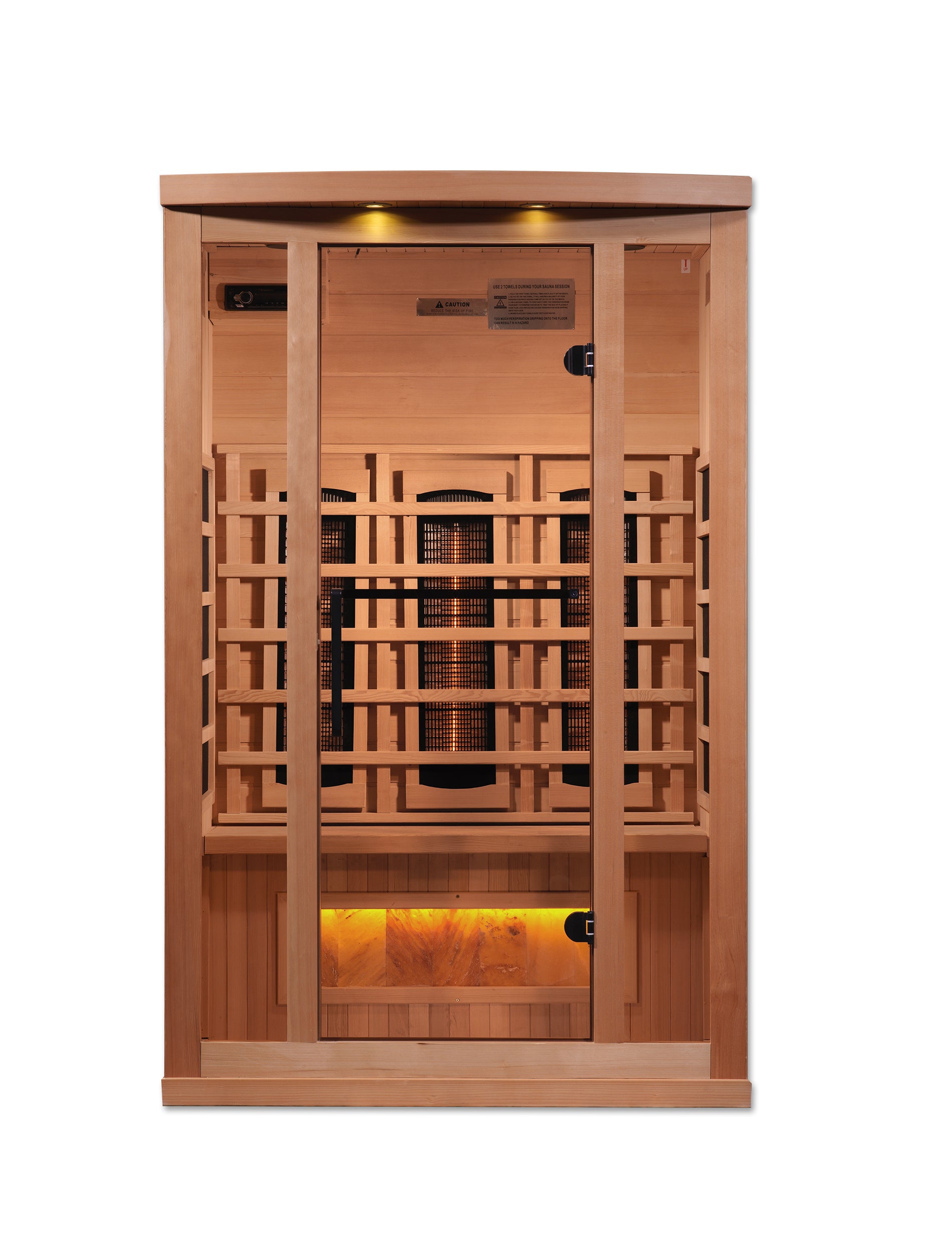 Golden Designs 2-Person Full Spectrum PureTech™ Near Zero EMF FAR Infrared Sauna