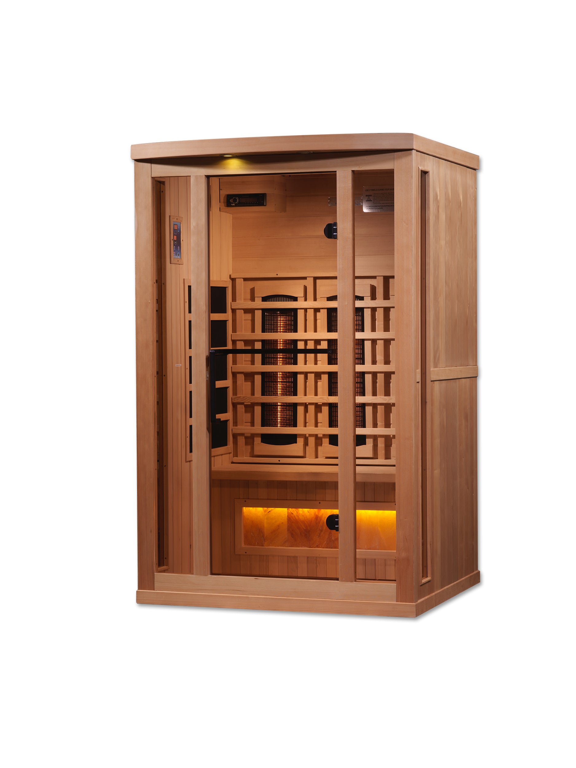 Golden Designs 2-Person Full Spectrum PureTech™ Near Zero EMF FAR Infrared Sauna