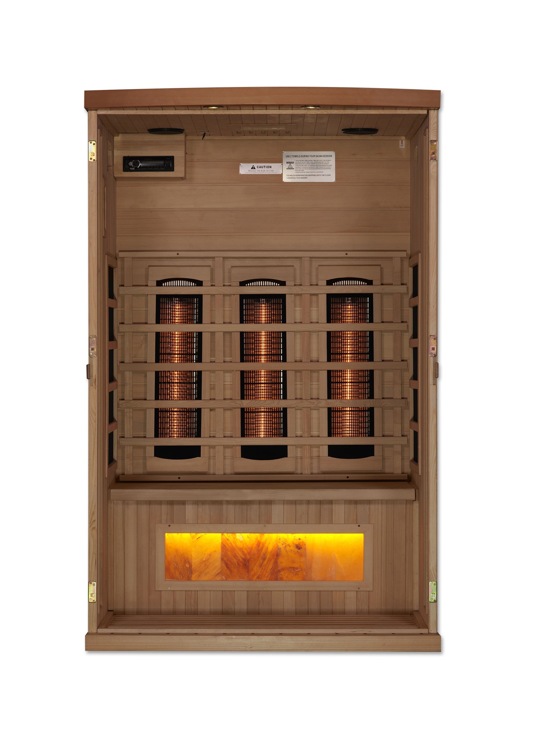 Golden Designs 2-Person Full Spectrum PureTech™ Near Zero EMF FAR Infrared Sauna