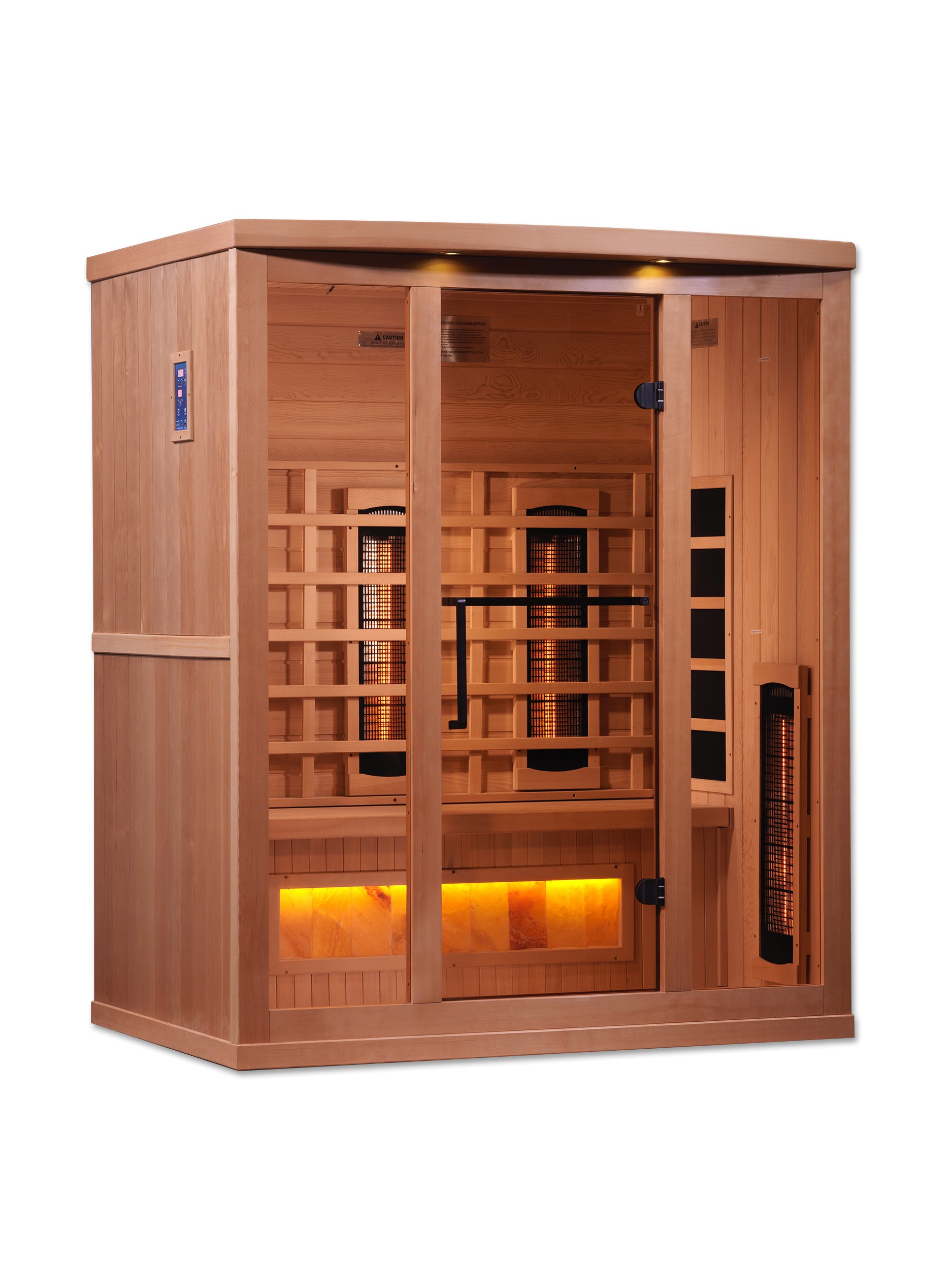 Golden Designs 3-Person Full Spectrum PureTech™ Near Zero EMF FAR Infrared Sauna