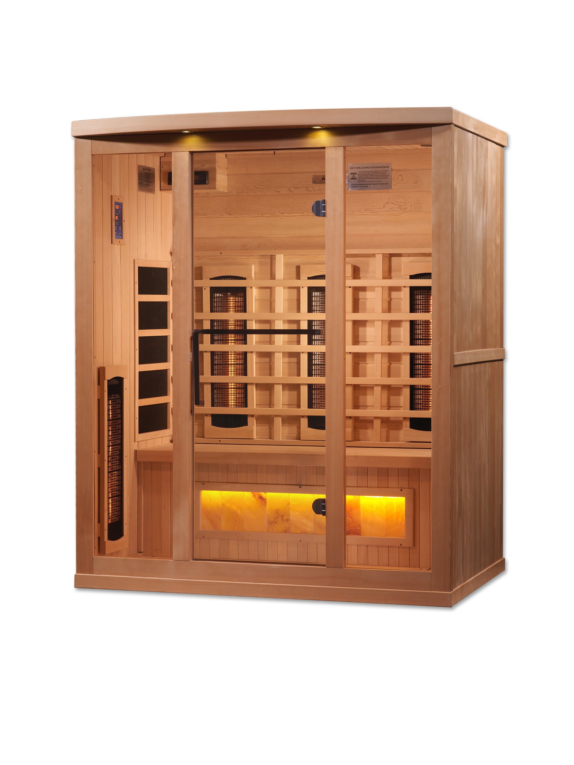 Golden Designs 3-Person Full Spectrum PureTech™ Near Zero EMF FAR Infrared Sauna