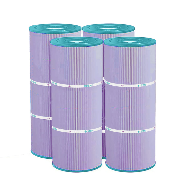 Replacement Pool Filter Cartridge for Pleatco PA56L, Hayward SwimClearC2030, CX481XREPAK4 - 4 Pack Platinum Purple