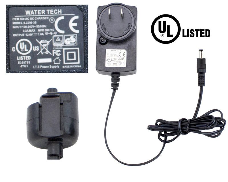 Water Tech LC099-3S6X099 Lithium Wall Charger for Max Li,Max Li CG, Max Li HD, Millennium Li, iVac 350 Li, Volt FX-8 Li