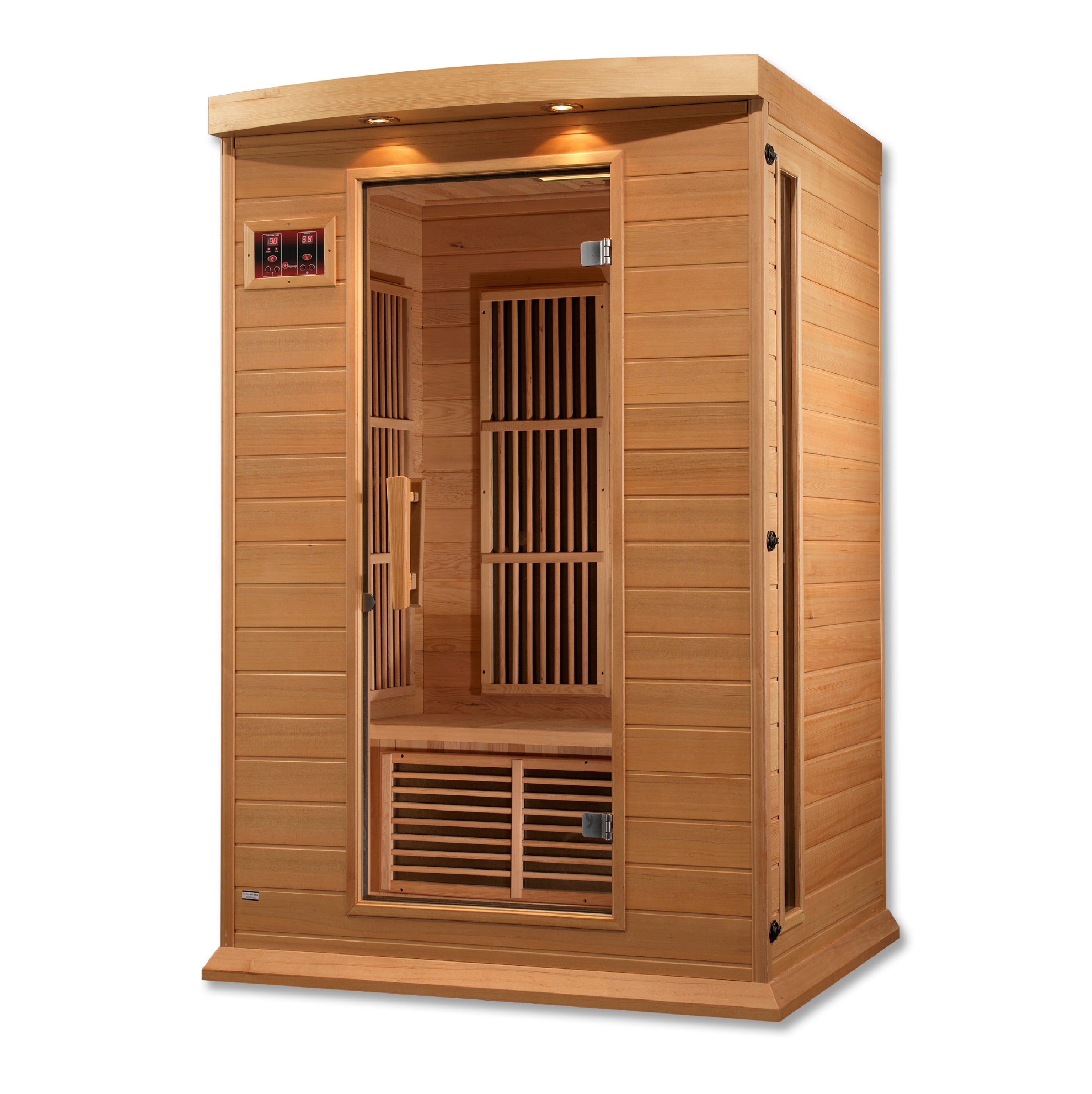 Maxxus 2-Person Low EMF FAR Infrared Sauna Canadian Hemlock