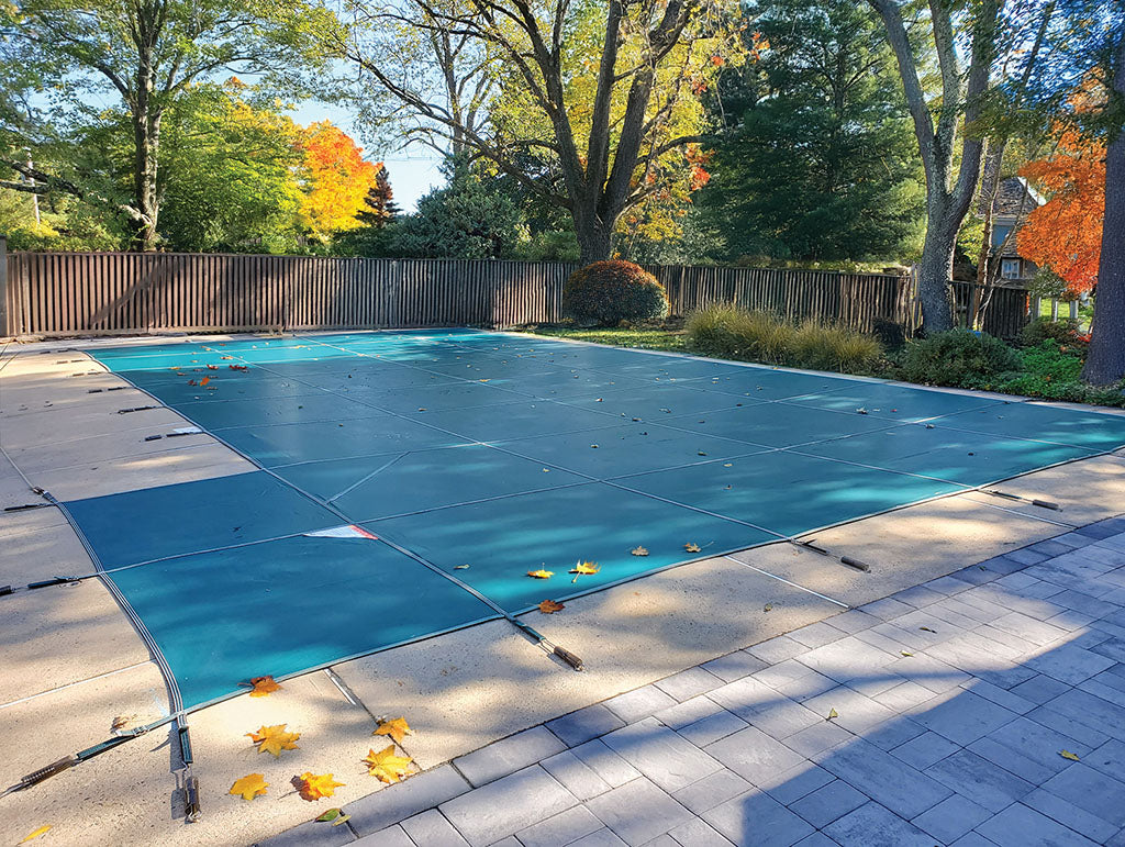 16′ x 32′ MeycoLite Mesh Safety Pool Cover - Gray