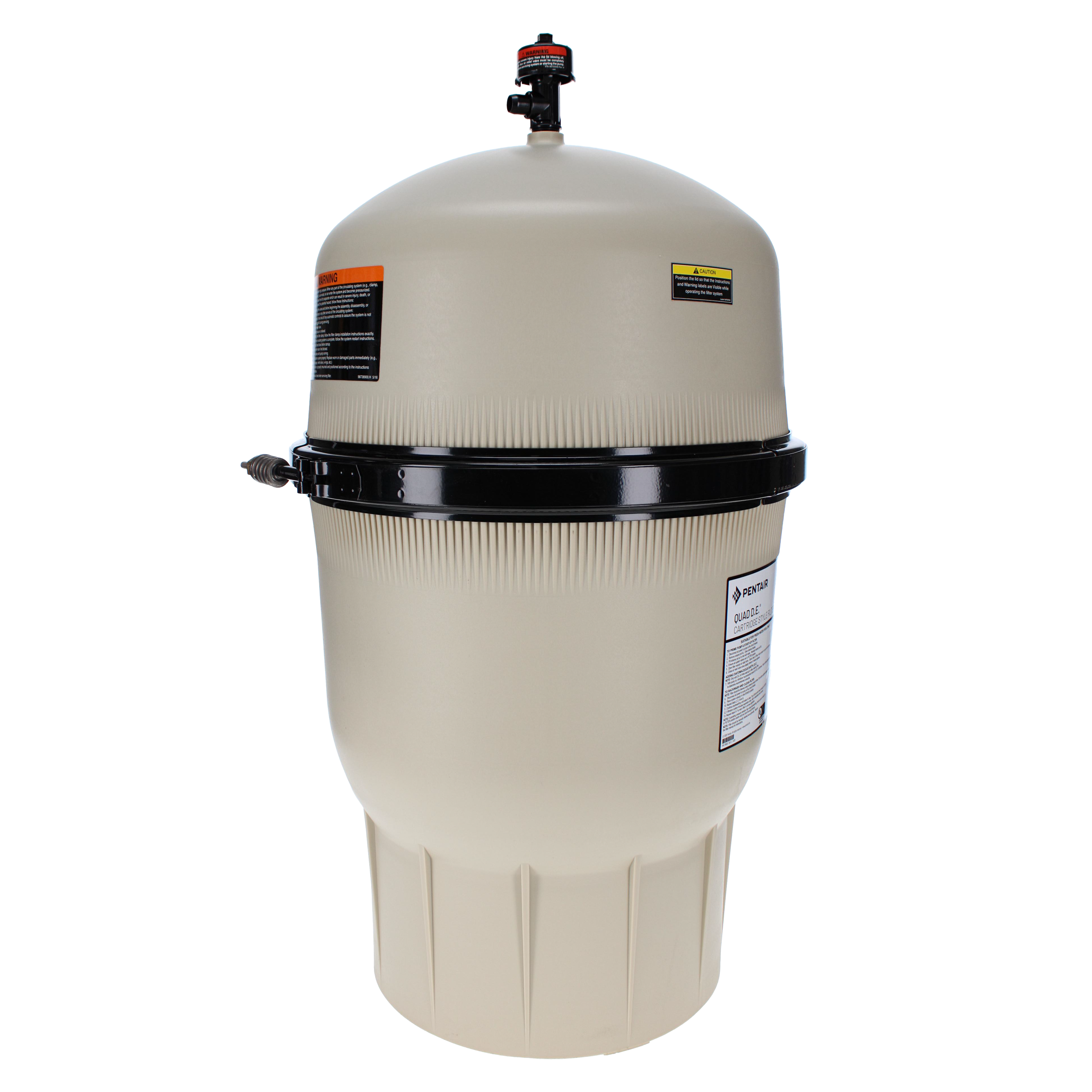 Pentair EC-188592 Quad 60 Cartridge Style DE Pool Filter