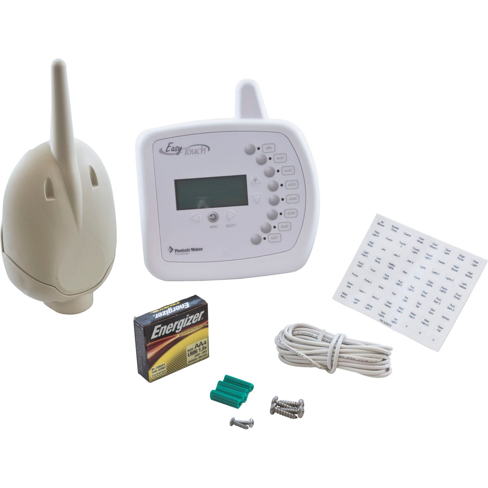 Pentair EasyTouch 8 Circuit  Wireless 520547 Control Panel Kit
