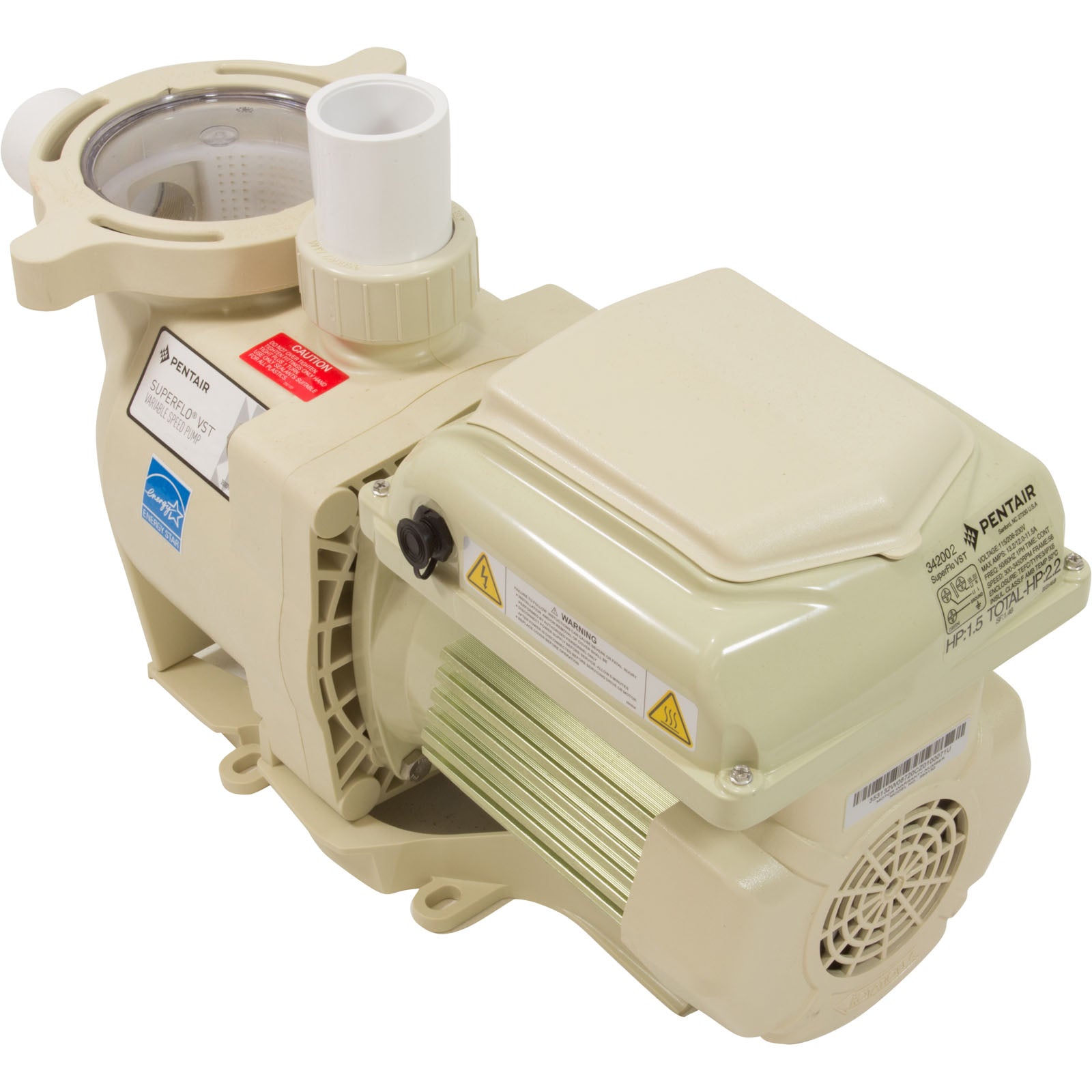 Pentair SuperFlo VST Variable Speed Pump 2.2THP 115/230V | 342002