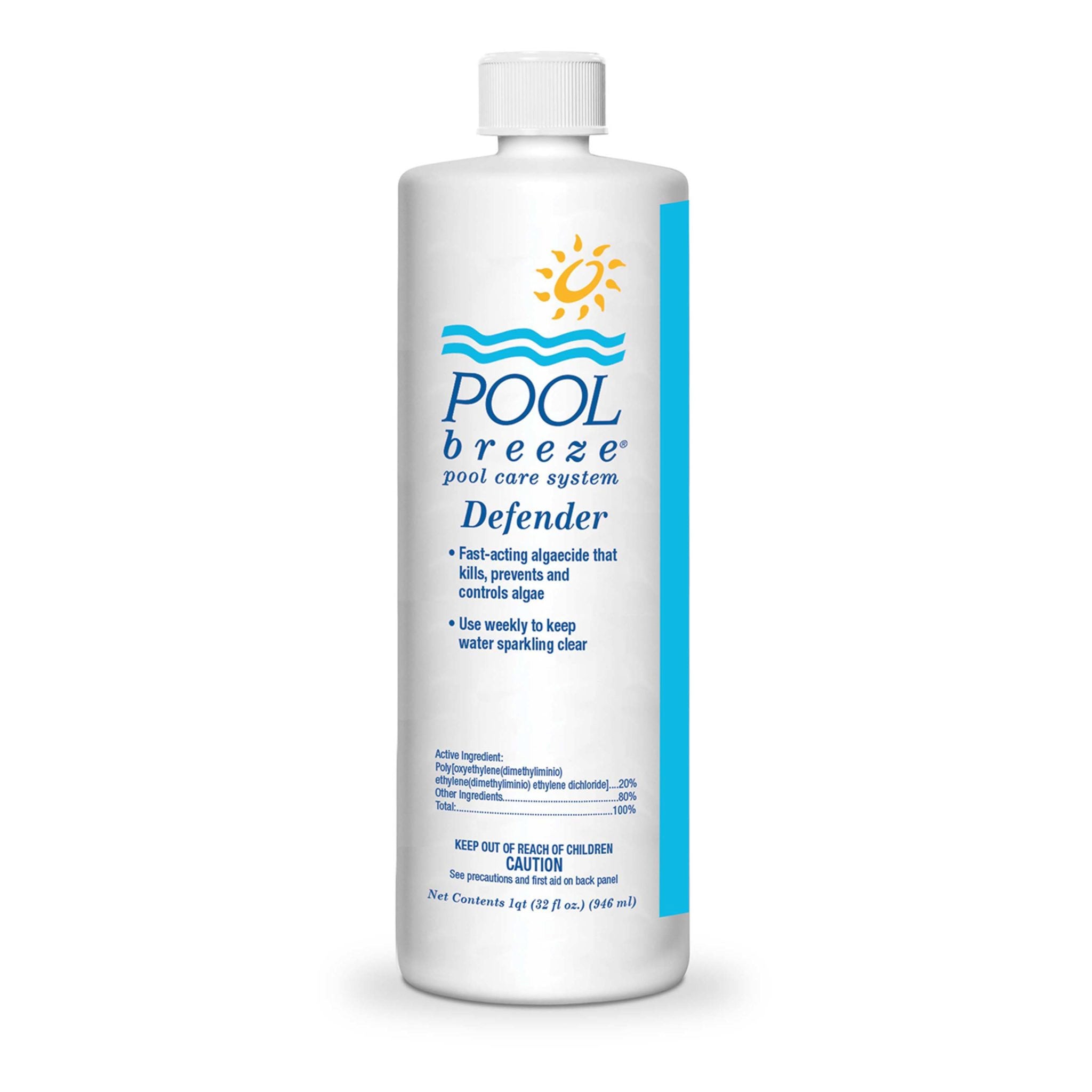 Pool Breeze Defender Algaecide Polyquat - 1 Quart