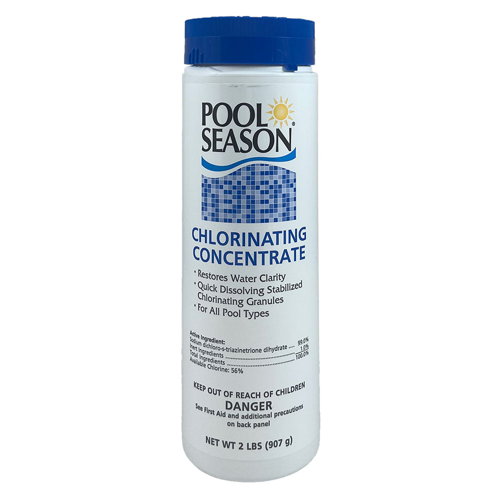 Pool Season Di-Chlor/Granular Chlorinating Concentrate, 2lb