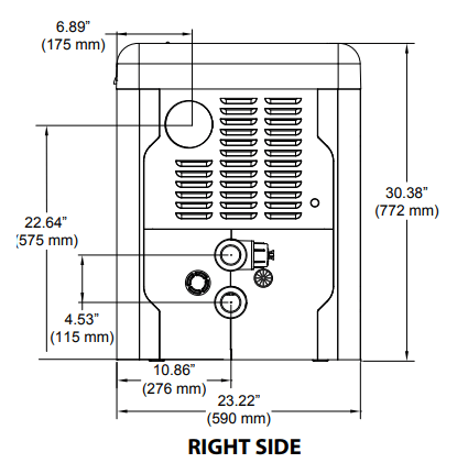 Raypak AVIA 399k Btu Digital Pool Heater - Copper - Propane Gas - WiFi Ready | 018039