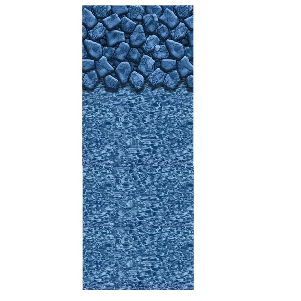 Swimline 24' Round Boulder Swirl 52" Above Ground Heavy Gauge Uni-Bead Liner