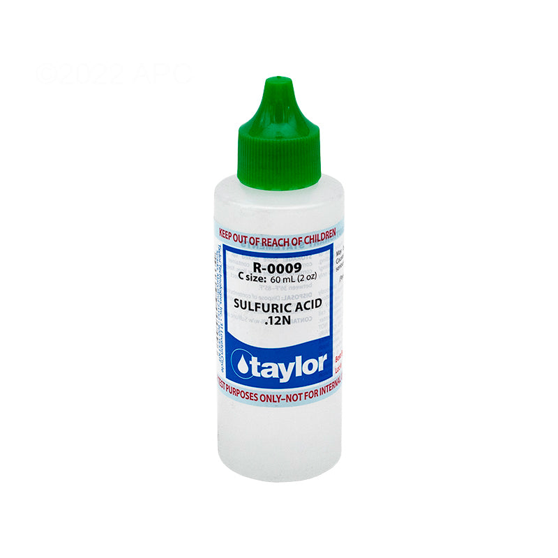 Taylor Sulfuric Acid .12N #9 Reagent -  R-0009-C 2 Oz